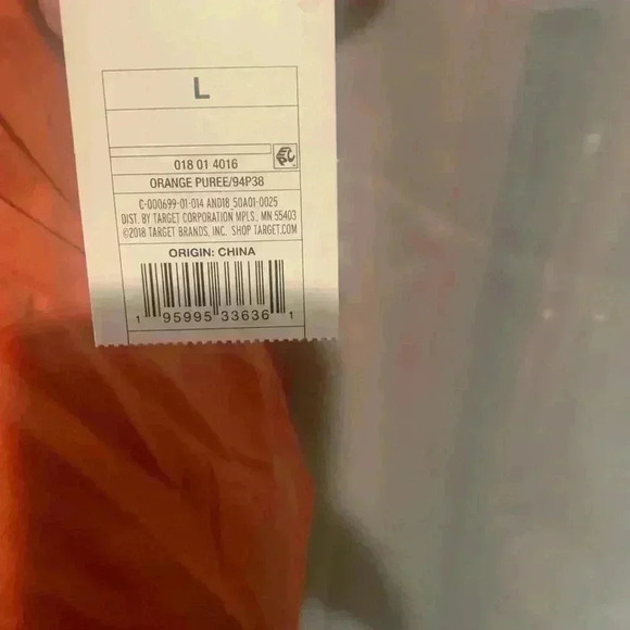 💜3/25 NWT A New Day Orang Top With Puff Sleeves and Bow Tie in Back - Picture 3 of 4